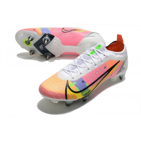 Kopačky Nike Mercurial Vapor XIV Elite SG PRO Anti Clog Low-top Bílý Růžový