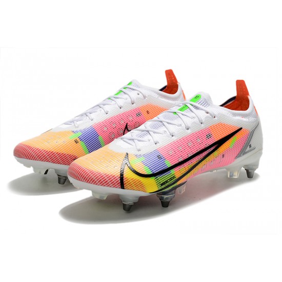 Kopačky Nike Mercurial Vapor XIV Elite SG PRO Anti Clog Low-top Bílý Růžový