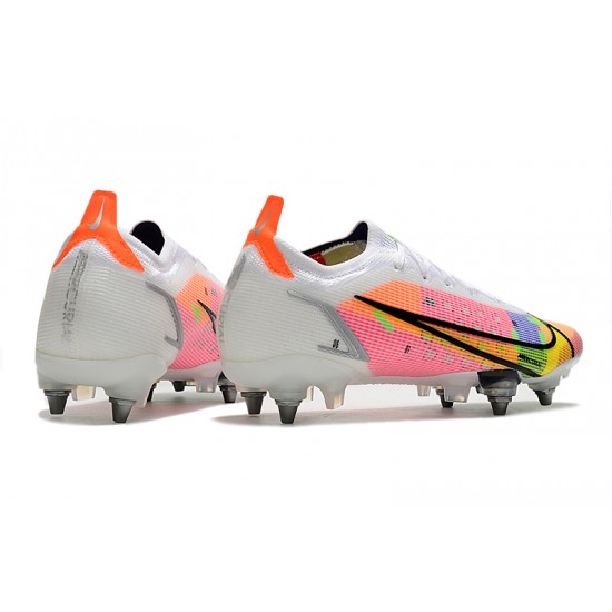 Kopačky Nike Mercurial Vapor XIV Elite SG PRO Anti Clog Low-top Bílý Růžový