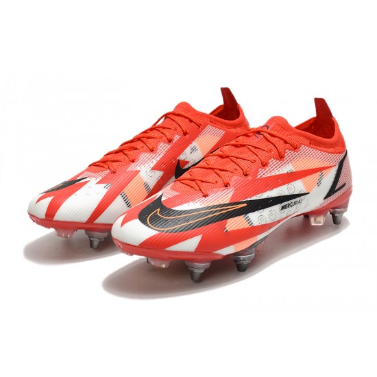 Kopačky Nike Mercurial Vapor XIV Elite SG PRO Anti Clog Low-top Bílý Červené