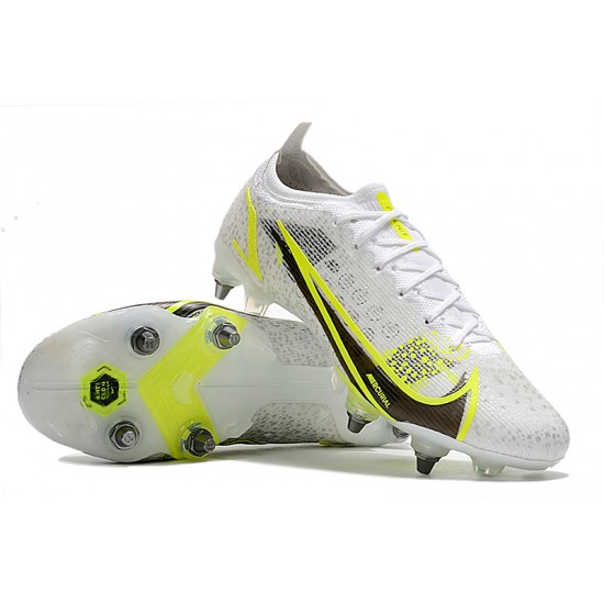 Kopačky Nike Mercurial Vapor XIV Elite SG PRO Anti Clog Low-top Bílý Žlutý