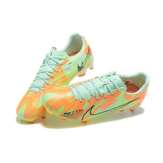 Kopačky Nike Mercurial Vapor XV FG Zelená Žlutý Černá Low-top