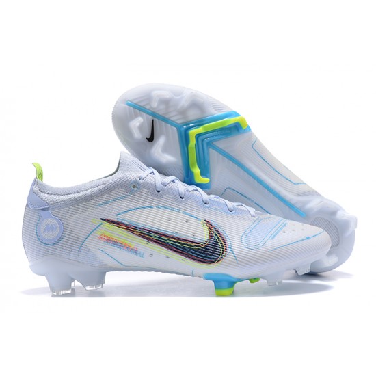 Kopačky Nike Mercurial Vapor Xiv Elite FG Černá Žlutý Modrý Low-top