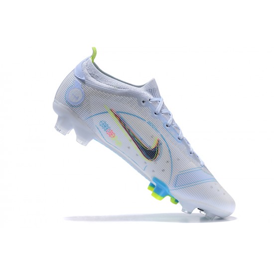 Kopačky Nike Mercurial Vapor Xiv Elite FG Černá Žlutý Modrý Low-top