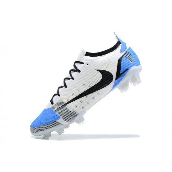 Kopačky Nike Mercurial Vapor Xiv Elite FG Modrý Černá Bílý Zlato Low-top