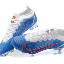 Kopačky Nike Mercurial Vapor Xiv Elite FG Modrý Oranžovýý Bílý Low-top