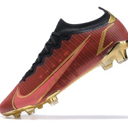 Kopačky Nike Mercurial Vapor Xiv Elite FG Deepwine Zlato Černá Low-top