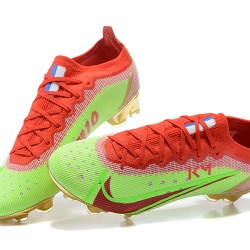 Kopačky Nike Mercurial Vapor Xiv Elite FG Červené Zelená Zlato Low-top