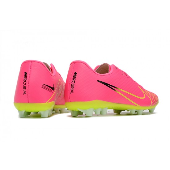 Kopačky Nike Vapor 15 Academy AG Low-top Růžový Chartreuse