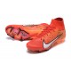 Kopačky Nike Air Zoom Mercurial Superfly IX Elite FG High-top Oranžovýý Černá Bílý