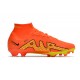 Kopačky Nike Air Zoom Mercurial Superfly IX Elite FG High-top Oranžovýý Žlutý