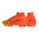 Kopačky Nike Air Zoom Mercurial Superfly IX Elite FG High-top Oranžovýý Žlutý