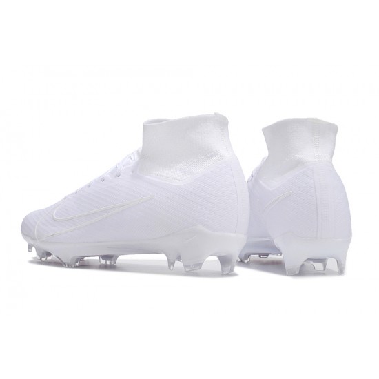 Kopačky Nike Air Zoom Mercurial Superfly IX Elite FG High-top Bílý Nachový