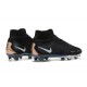 Kopačky Nike Air Zoom Mercurial Superfly Ix Elite Fg Černá Zlato Bílý High-top Football Cleats