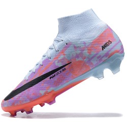 Kopačky Nike Air Zoom Mercurial Superfly Ix Elite Fg Modrý Nachový High-top Football Cleats