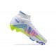 Kopačky Nike Air Zoom Mercurial Superfly Ix Elite Fg Modrý Bílý Žlutý Zelená High-top Football Cleats