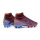 Kopačky Nike Air Zoom Mercurial Superfly Ix Elite Fg Deepwine Modrý Zlato High-top Football Cleats