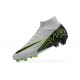 Kopačky Nike Air Zoom Mercurial Superfly Ix Elite Fg Šedá Černá Zelená High-top Football Cleats