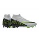 Kopačky Nike Air Zoom Mercurial Superfly Ix Elite Fg Šedá Černá Zelená High-top Football Cleats