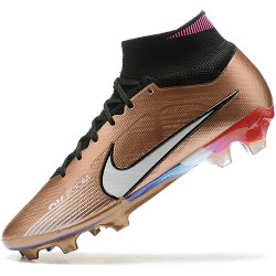 Kopačky Nike Air Zoom Mercurial Superfly Ix Elite Fg Růžový Černá Bílý Modrý High-top Football Cleats