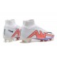 Kopačky Nike Air Zoom Mercurial Superfly Ix Elite Fg Bílý Černá Oranžovýý High Football Cleats