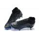 Kopačky Nike Air Zoom Mercurial Superfly Ix Elite Fg Bílý Modrý Černá High-top Football Cleats