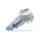 Kopačky Nike Air Zoom Mercurial Superfly Ix Elite Fg Bílý Modrý Růžový Červené High-top Football Cleats