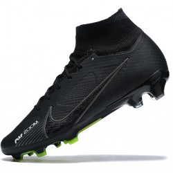 Kopačky Nike Air Zoom Mercurial Superfly Ix Elite Fg Bílý Zelená Černá High-top Football Cleats