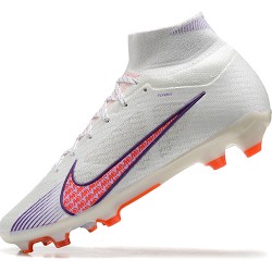 Kopačky Nike Air Zoom Mercurial Superfly Ix Elite Fg Bílý Růžový LightNachový High-top Football Cleats