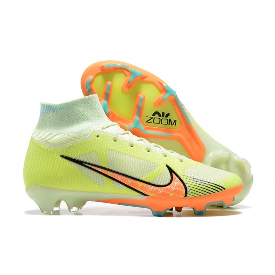 Kopačky Nike Air Zoom Mercurial Superfly Ix Elite Fg Žlutý Prange High-top Football Cleats