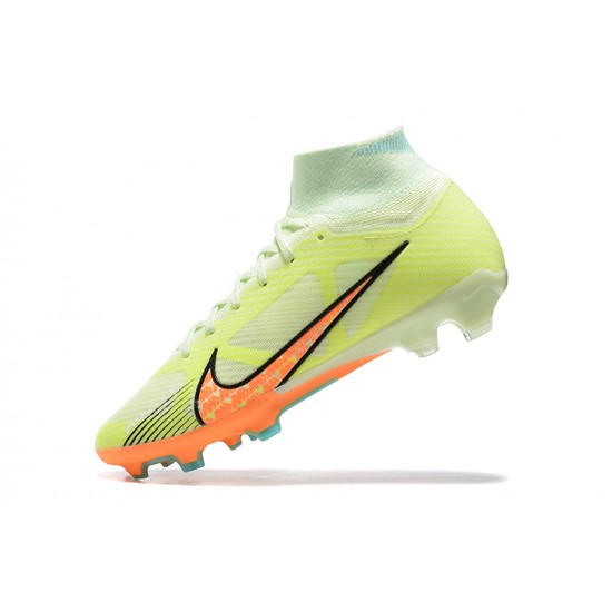 Kopačky Nike Air Zoom Mercurial Superfly Ix Elite Fg Žlutý Prange High-top Football Cleats