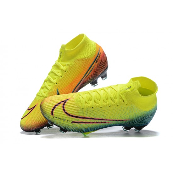 Kopačky Nike Mercurial Dream Speed 002 Superfly 13 Elite FG Žlutý Zelená High-top