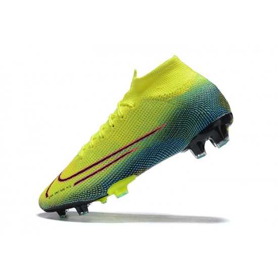 Kopačky Nike Mercurial Dream Speed 002 Superfly 13 Elite FG Žlutý Zelená High-top