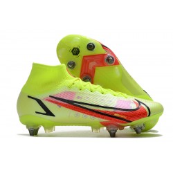 Kopačky Nike Mercurial Vapor XIV Elite SG PRO Anti Clog High-top Chartreuse