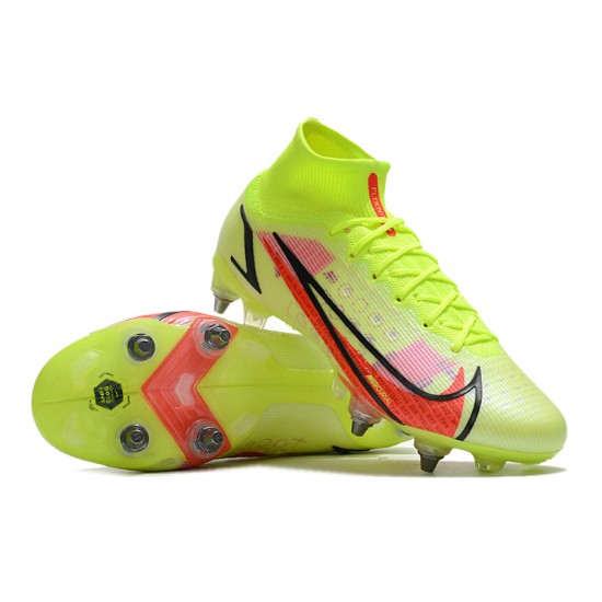 Kopačky Nike Mercurial Vapor XIV Elite SG PRO Anti Clog High-top Chartreuse