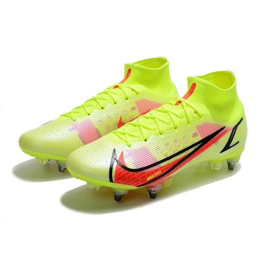 Kopačky Nike Mercurial Vapor XIV Elite SG PRO Anti Clog High-top Chartreuse