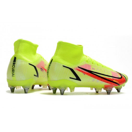 Kopačky Nike Mercurial Vapor XIV Elite SG PRO Anti Clog High-top Chartreuse