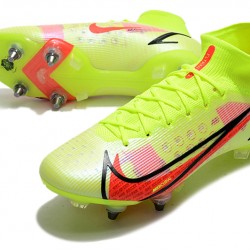 Kopačky Nike Mercurial Vapor XIV Elite SG PRO Anti Clog High-top Chartreuse