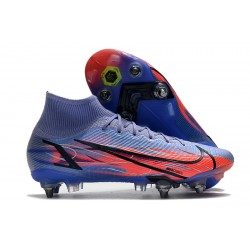 Kopačky Nike Mercurial Vapor XIV Elite SG PRO Anti Clog High-top Deep Modrý