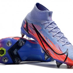 Kopačky Nike Mercurial Vapor XIV Elite SG PRO Anti Clog High-top Deep Modrý