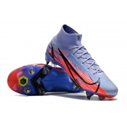 Kopačky Nike Mercurial Vapor XIV Elite SG PRO Anti Clog High-top Deep Modrý