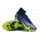 Kopačky Nike Mercurial Vapor XIV Elite SG PRO Anti Clog High-top Deep Modrý Žlutý