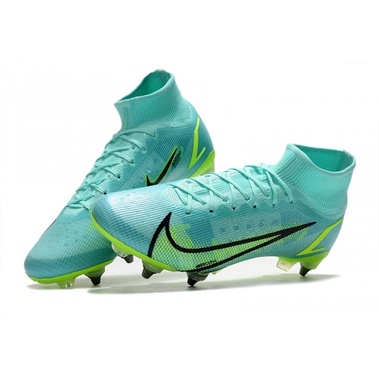 Kopačky Nike Mercurial Vapor XIV Elite SG PRO Anti Clog High-top Turqoise