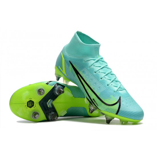 Kopačky Nike Mercurial Vapor XIV Elite SG PRO Anti Clog High-top Turqoise