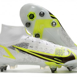 Kopačky Nike Mercurial Vapor XIV Elite SG PRO Anti Clog High-top Bílý