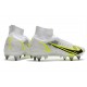 Kopačky Nike Mercurial Vapor XIV Elite SG PRO Anti Clog High-top Bílý