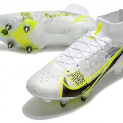 Kopačky Nike Mercurial Vapor XIV Elite SG PRO Anti Clog High-top Bílý