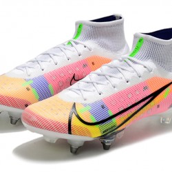 Kopačky Nike Mercurial Vapor XIV Elite SG PRO Anti Clog High-top Bílý Růžový