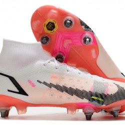 Kopačky Nike Mercurial Vapor XIV Elite SG PRO Anti Clog High-top Bílý Červené