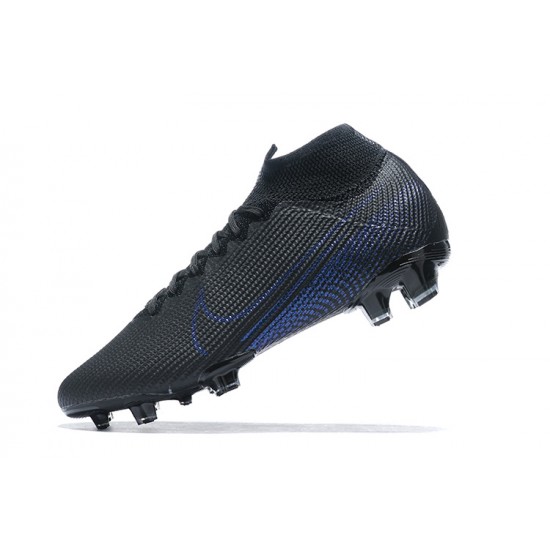 Kopačky Nike Superfly 7 Elite SE FG Černá Modrý High-top